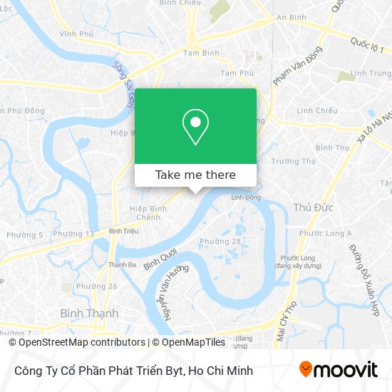 Công Ty Cổ Phần Phát Triển Byt map