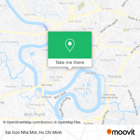 Sài Gòn Nhà Mới map