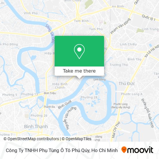 Công Ty TNHH Phụ Tùng Ô Tô Phú Qúy map