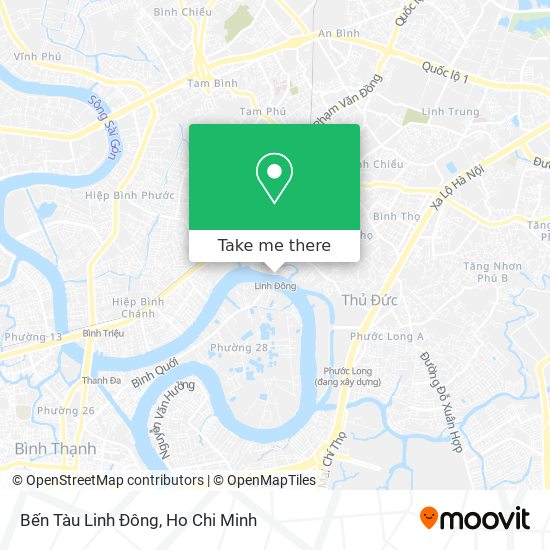 Bến Tàu Linh Đông map