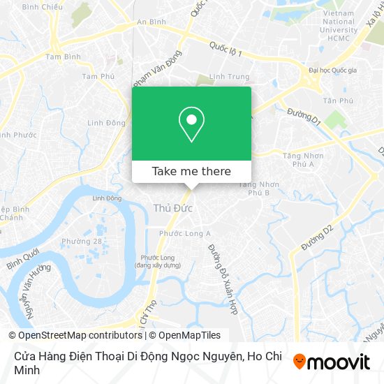 Cửa Hàng Điện Thoại Di Động Ngọc Nguyên map