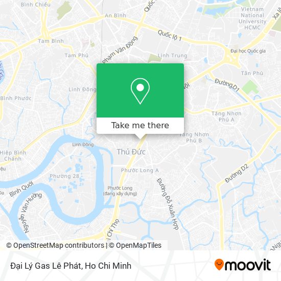 Đại Lý Gas Lê Phát map