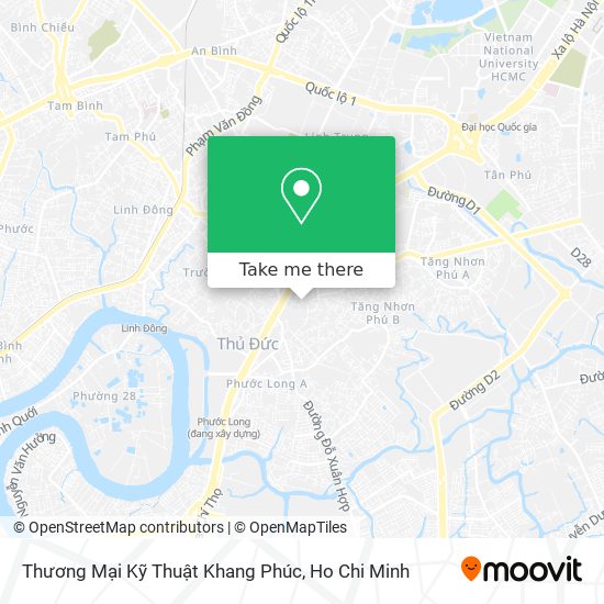 Thương Mại Kỹ Thuật Khang Phúc map