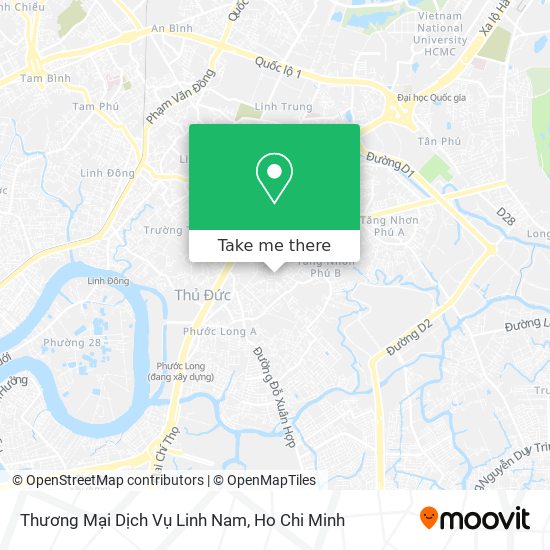 Thương Mại Dịch Vụ Linh Nam map