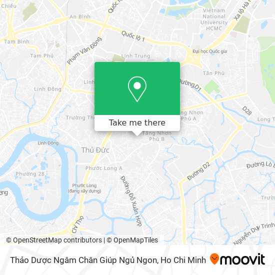 Thảo Dược Ngâm Chân Giúp Ngủ Ngon map