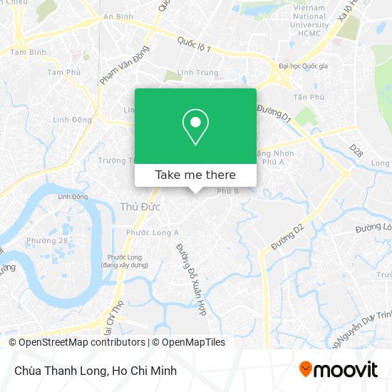 Chùa Thanh Long map