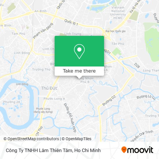 Công Ty TNHH Lâm Thiên Tâm map