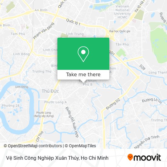 Vệ Sinh Công Nghiệp Xuân Thủy map