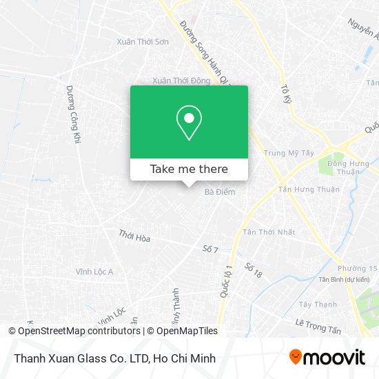Thanh Xuan Glass Co. LTD map