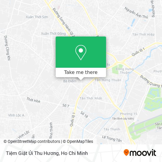 Tiệm Giặt Ủi Thu Hương map