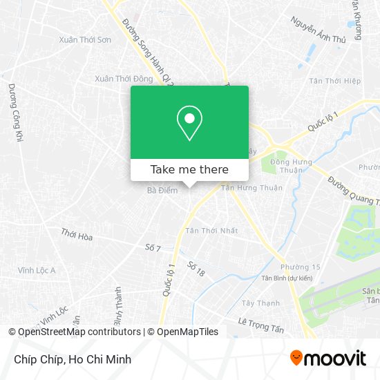 Chíp Chíp map