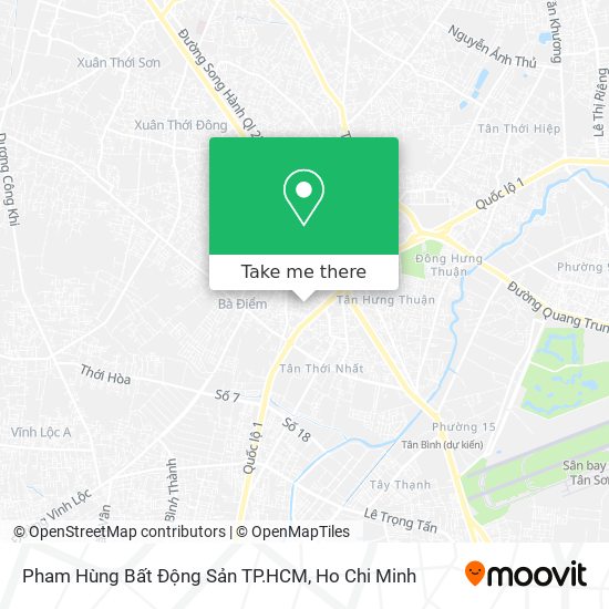 Pham Hùng Bất Động Sản TP.HCM map