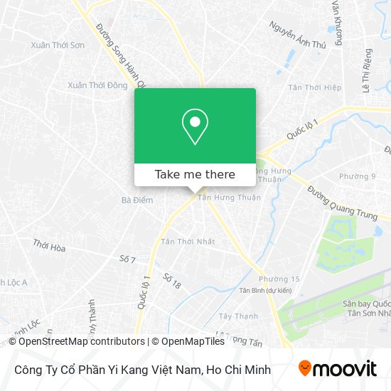 Công Ty Cổ Phần Yi Kang Việt Nam map