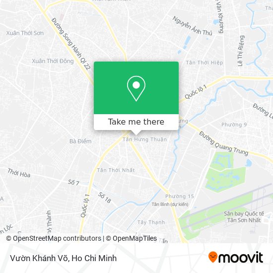 Vườn Khánh Võ map