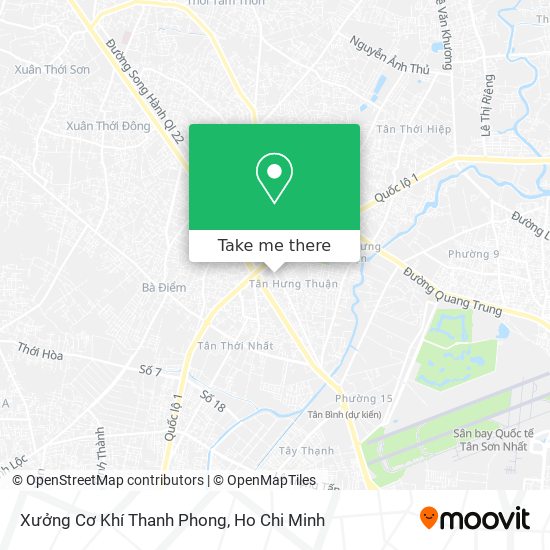 Xưởng Cơ Khí Thanh Phong map