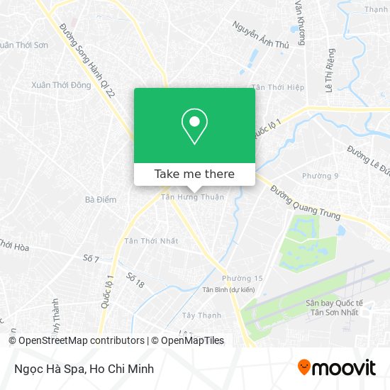 Ngọc Hà Spa map