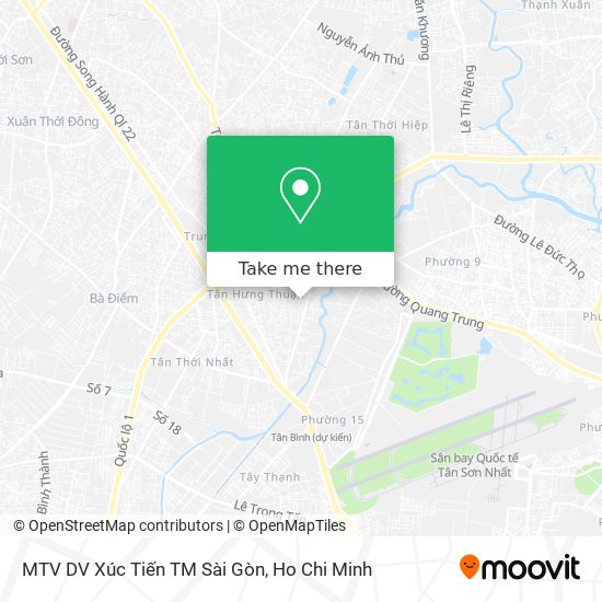 MTV DV Xúc Tiến TM Sài Gòn map