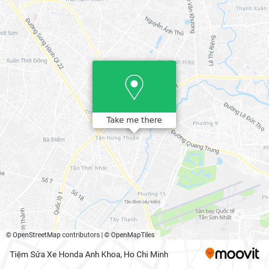 Tiệm Sửa Xe Honda Anh Khoa map