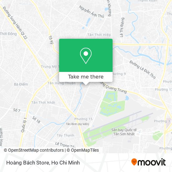 Hoàng Bách Store map