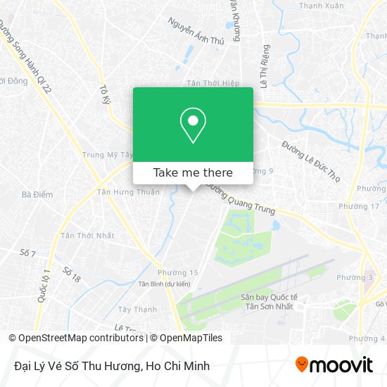 Đại Lý Vé Số Thu Hương map
