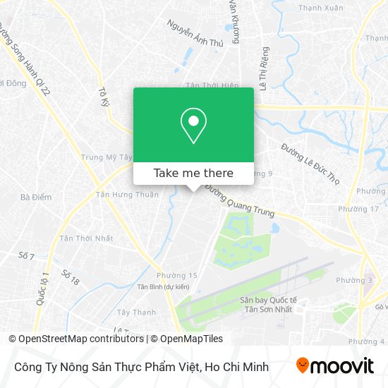 Công Ty Nông Sản Thực Phẩm Việt map