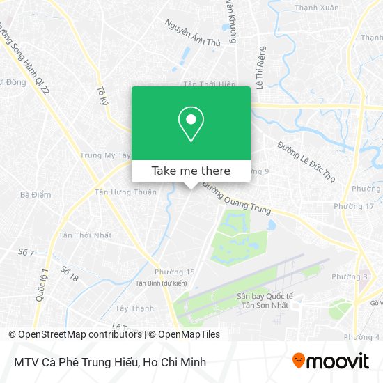 MTV Cà Phê Trung Hiếu map