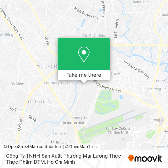 Công Ty TNHH-Sản Xuất-Thương Mại-Lương Thực Thực Phẩm DTM map