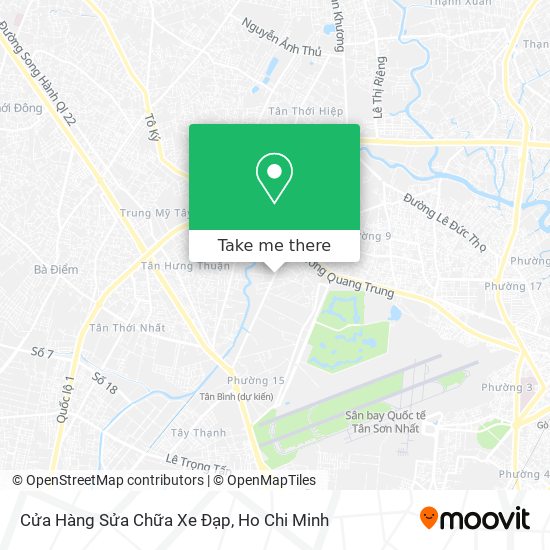 Cửa Hàng Sửa Chữa Xe Đạp map