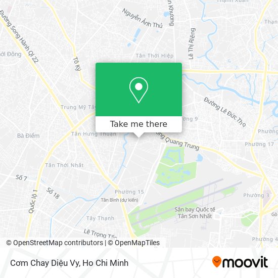 Cơm Chay Diệu Vy map