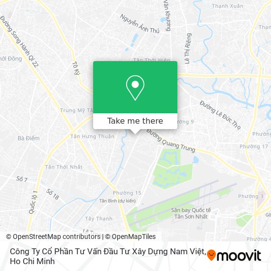 Công Ty Cổ Phần Tư Vấn Đầu Tư Xây Dựng Nam Việt map