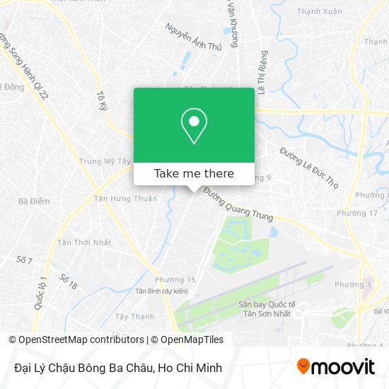 Đại Lý Chậu Bông Ba Châu map