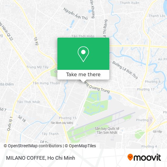 MILANO COFFEE map