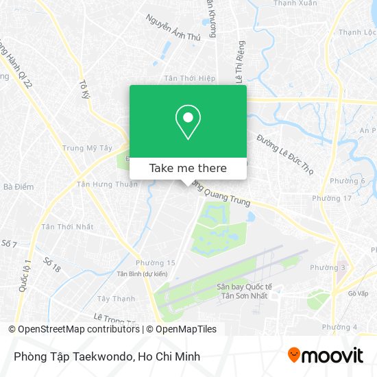 Phòng Tập Taekwondo map