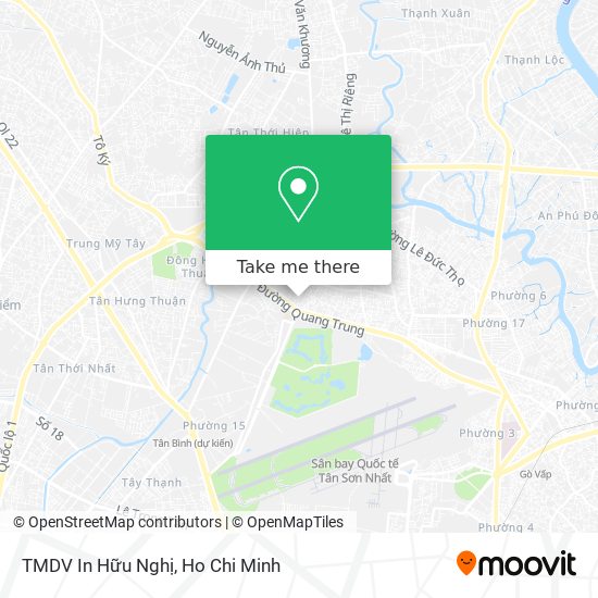 TMDV In Hữu Nghị map
