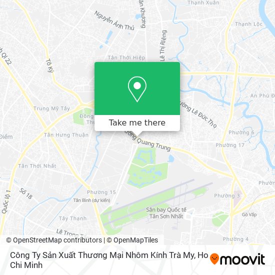 Công Ty Sản Xuất Thương Mại Nhôm Kính Trà My map