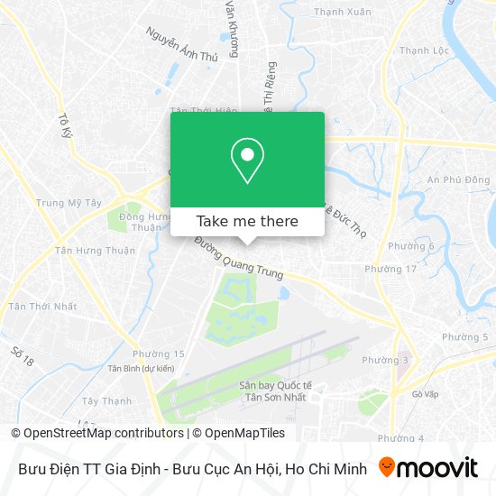 Bưu Điện TT Gia Định - Bưu Cục An Hội map