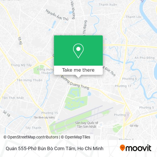 Quán 555-Phở Bún Bò Cơm Tấm map
