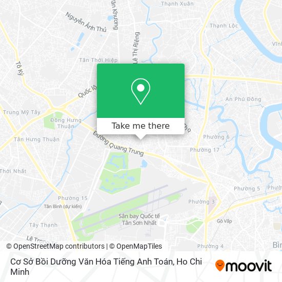 Cơ Sở Bồi Dưỡng Văn Hóa Tiếng Anh Toán map