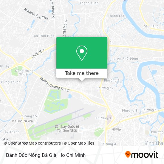 Bánh Đúc Nóng Bà Già map