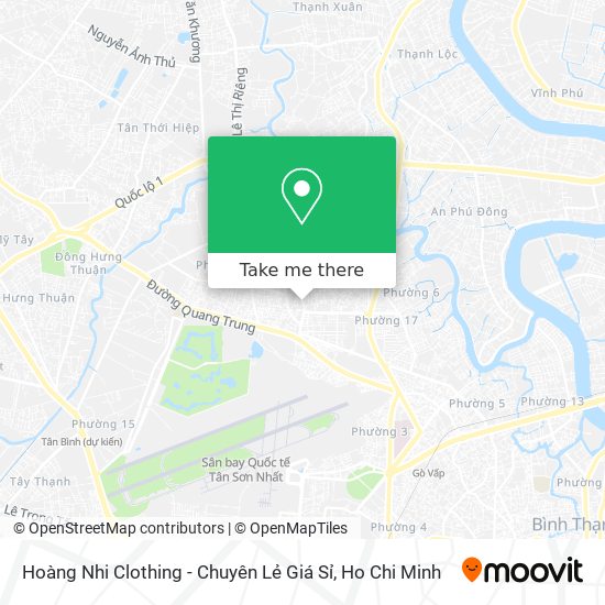 Hoàng Nhi Clothing - Chuyên Lẻ Giá Sỉ map