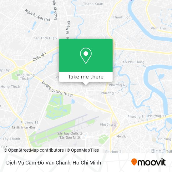 Dịch Vụ Cầm Đồ Văn Chánh map