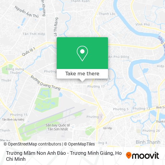 Trường Mầm Non Anh Đào - Trương Minh Giảng map