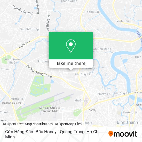 Cửa Hàng Đầm Bầu Honey - Quang Trung map