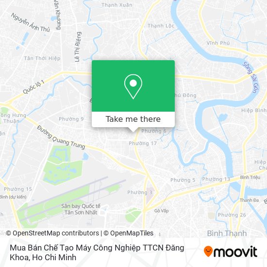 Mua Bán Chế Tạo Máy Công Nghiệp TTCN Đăng Khoa map