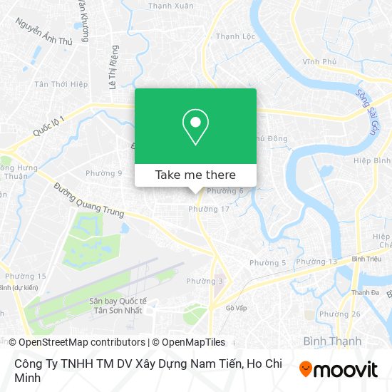 Công Ty TNHH TM DV Xây Dựng Nam Tiến map