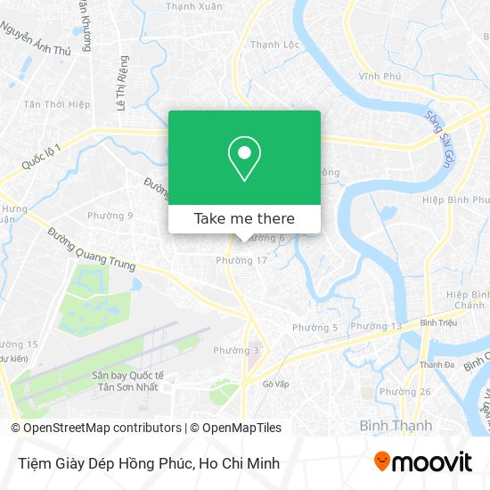 Tiệm Giày Dép Hồng Phúc map