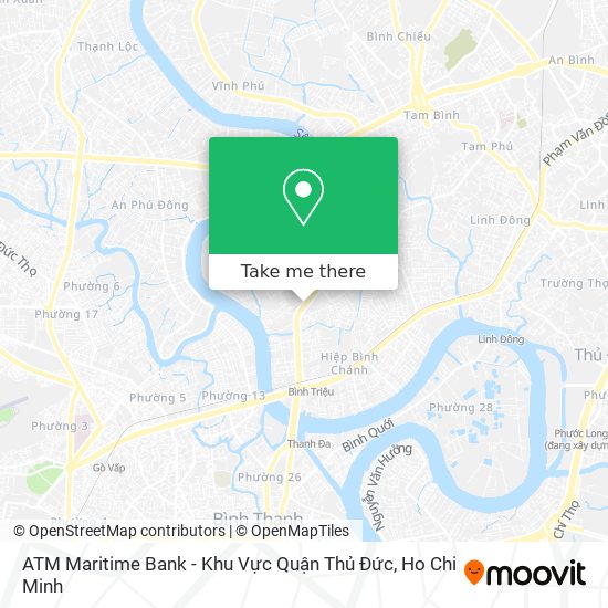 ATM Maritime Bank - Khu Vực Quận Thủ Đức map