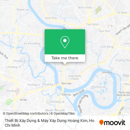 Thiết Bị Xây Dựng & Máy Xây Dựng Hoàng Kim map