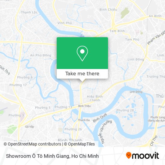 Showroom Ô Tô Minh Giang map
