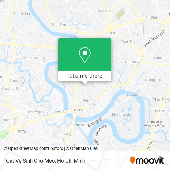 Cát Vệ Sinh Cho Mèo map